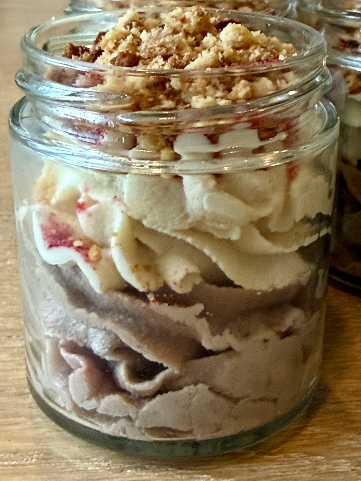 Raspberry Romance Cheesecake Jar